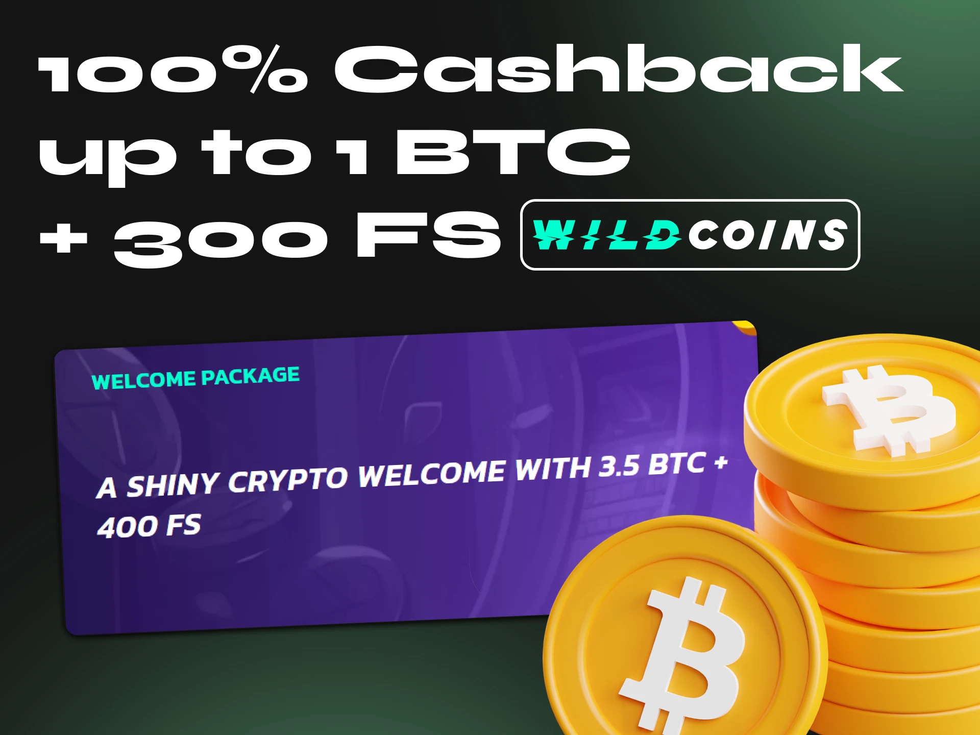 Wildcoins is a good casino with a nice welcome bonus and a large poker games section.