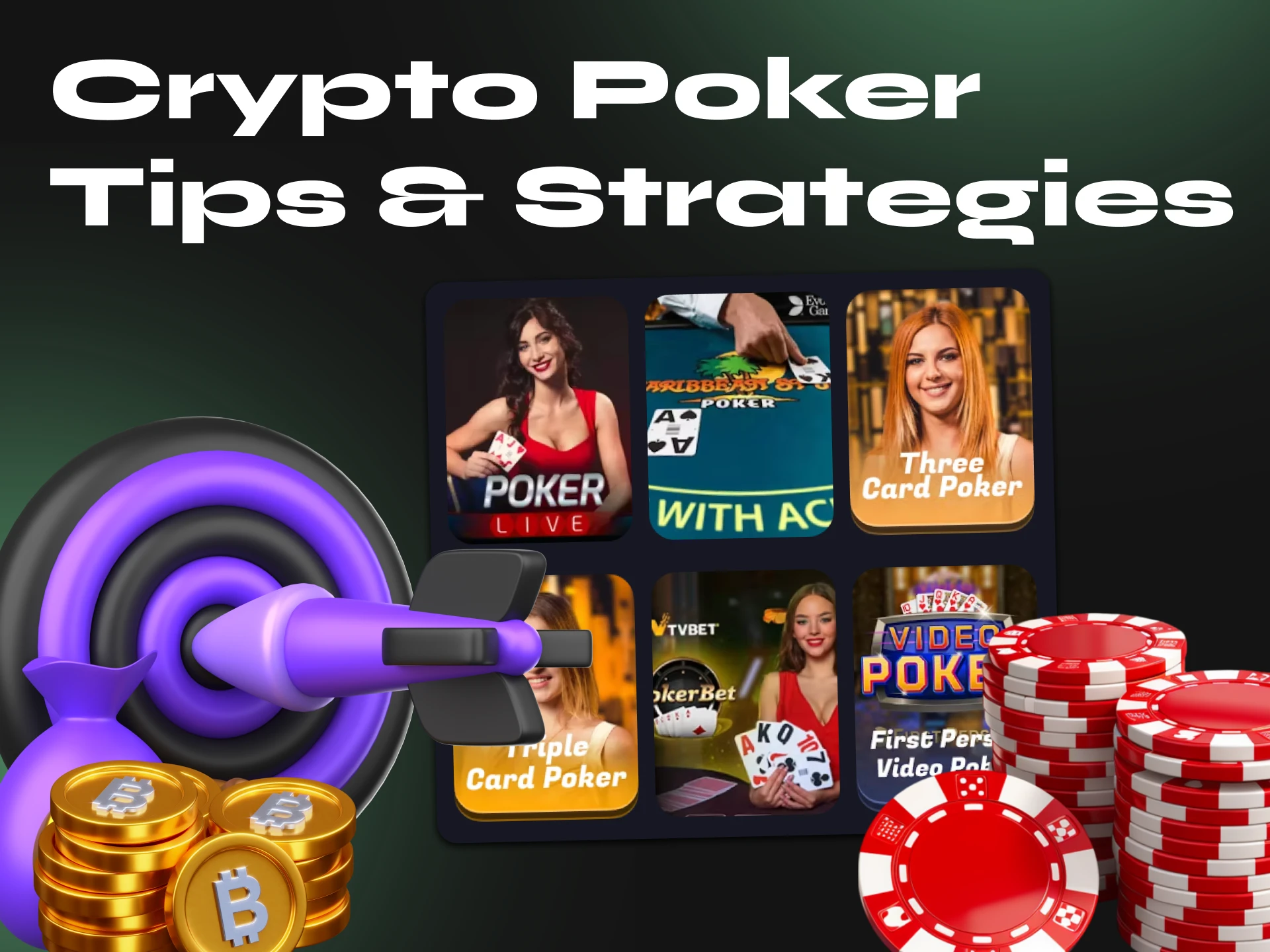 Use these tips to play poker for cryptocurrency.