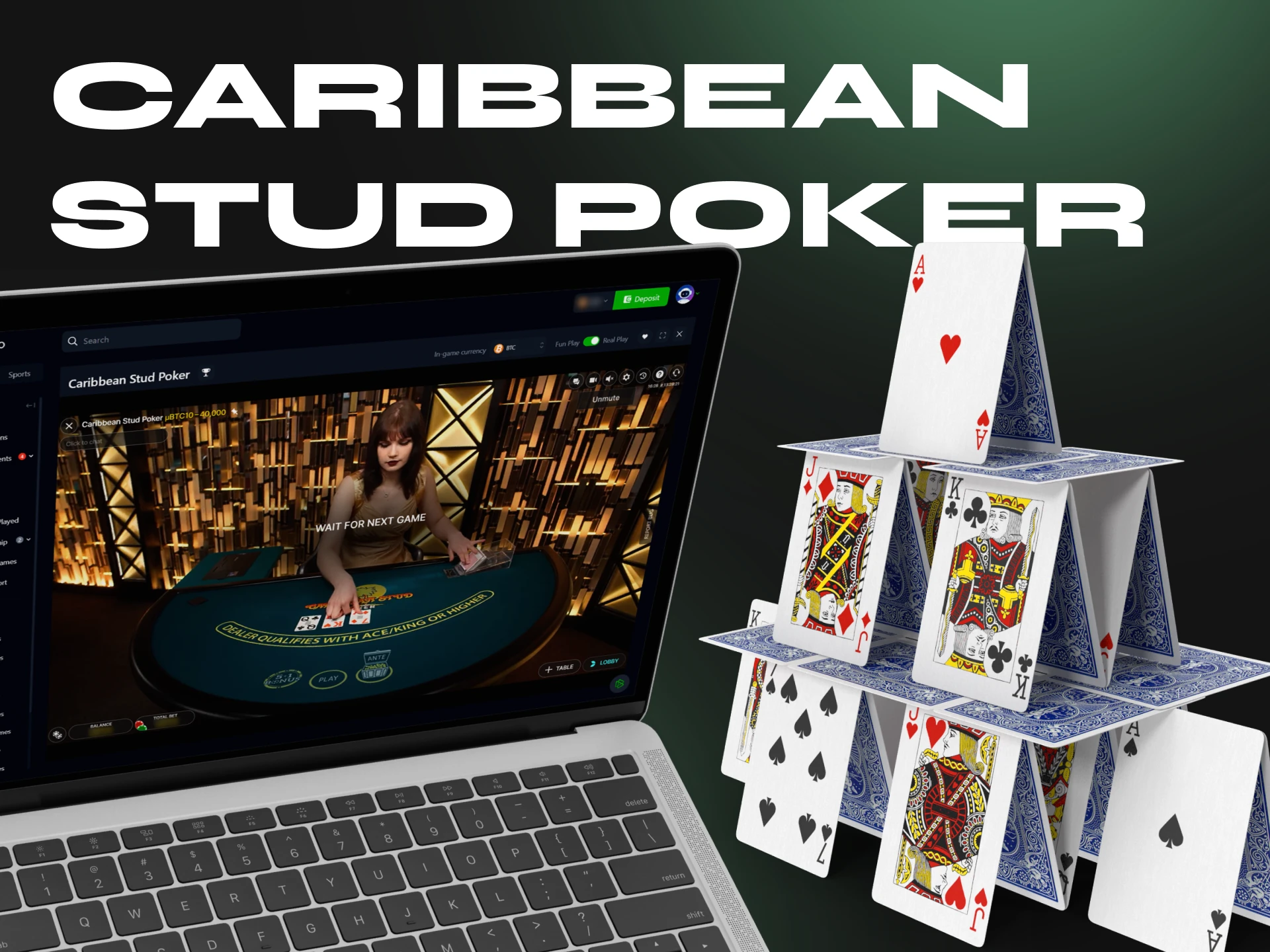 Try playing Caribbean Stid Poker in a crypto casino for cryptocurrency.