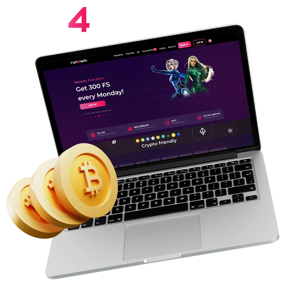 Run4Win is a cryptocurrency casino with an extensive collection of games.