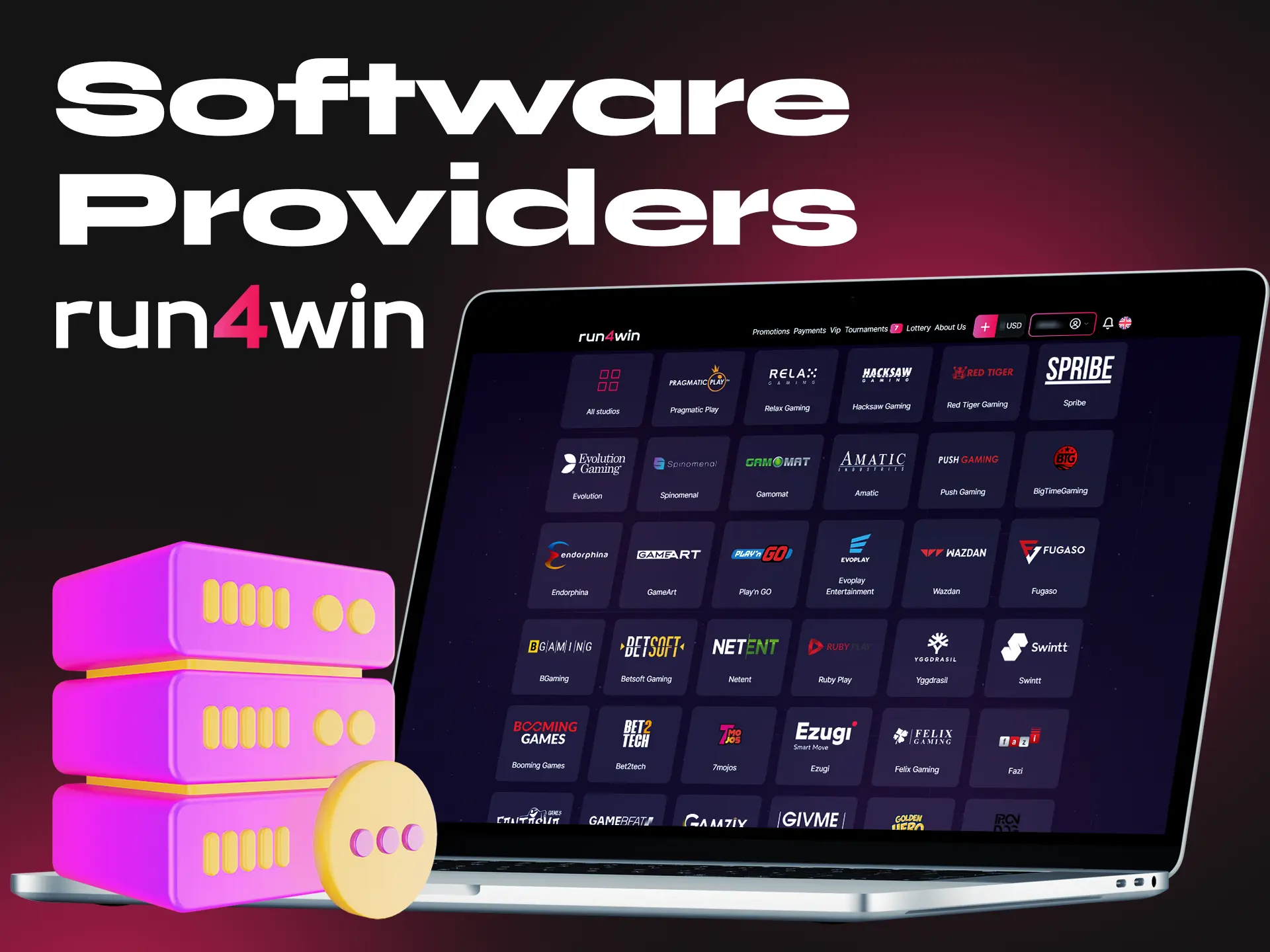 Run4Win partners with top-notch software developers.