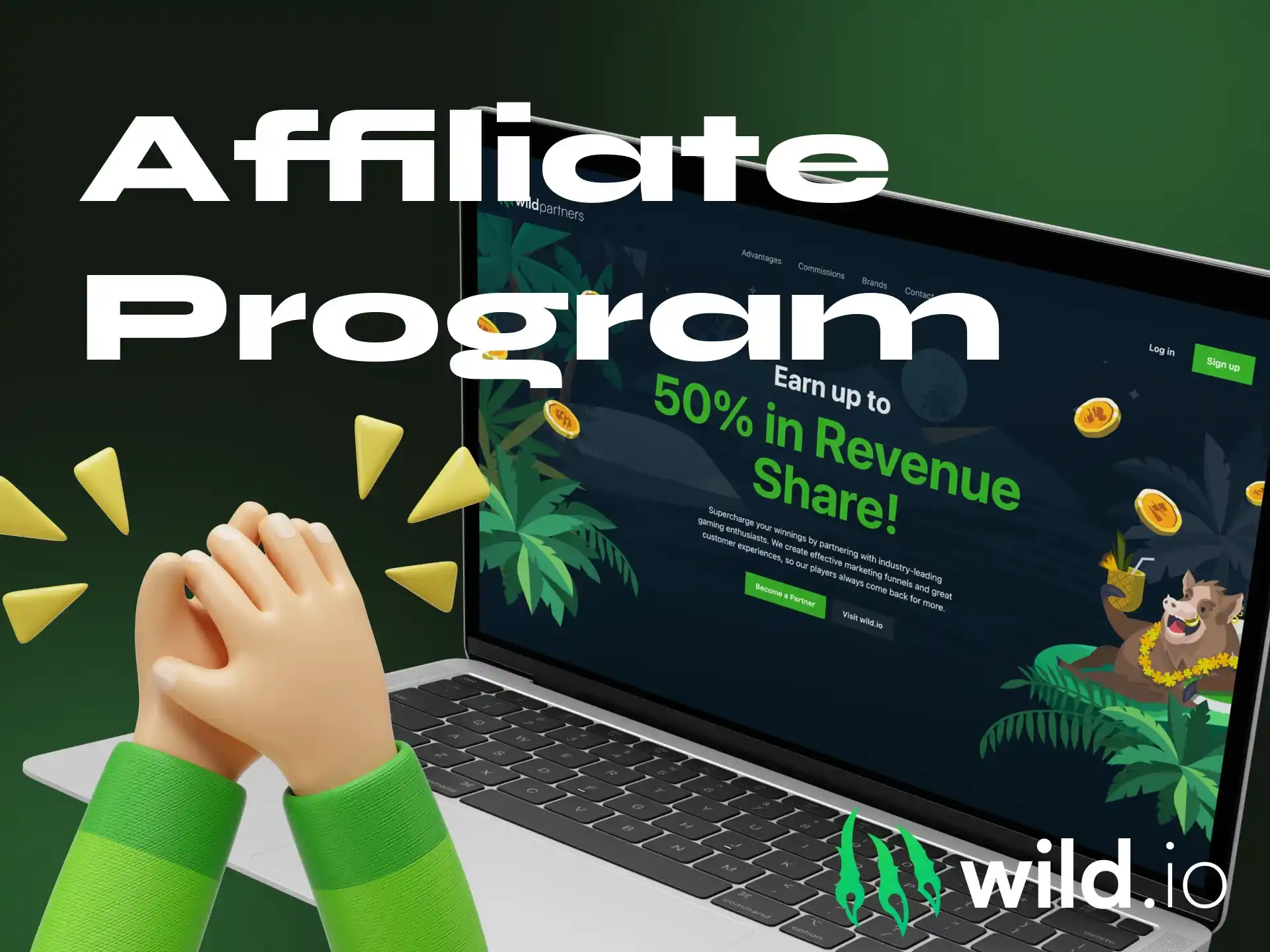 What is the Affiliate program at the Wildio online casino.
