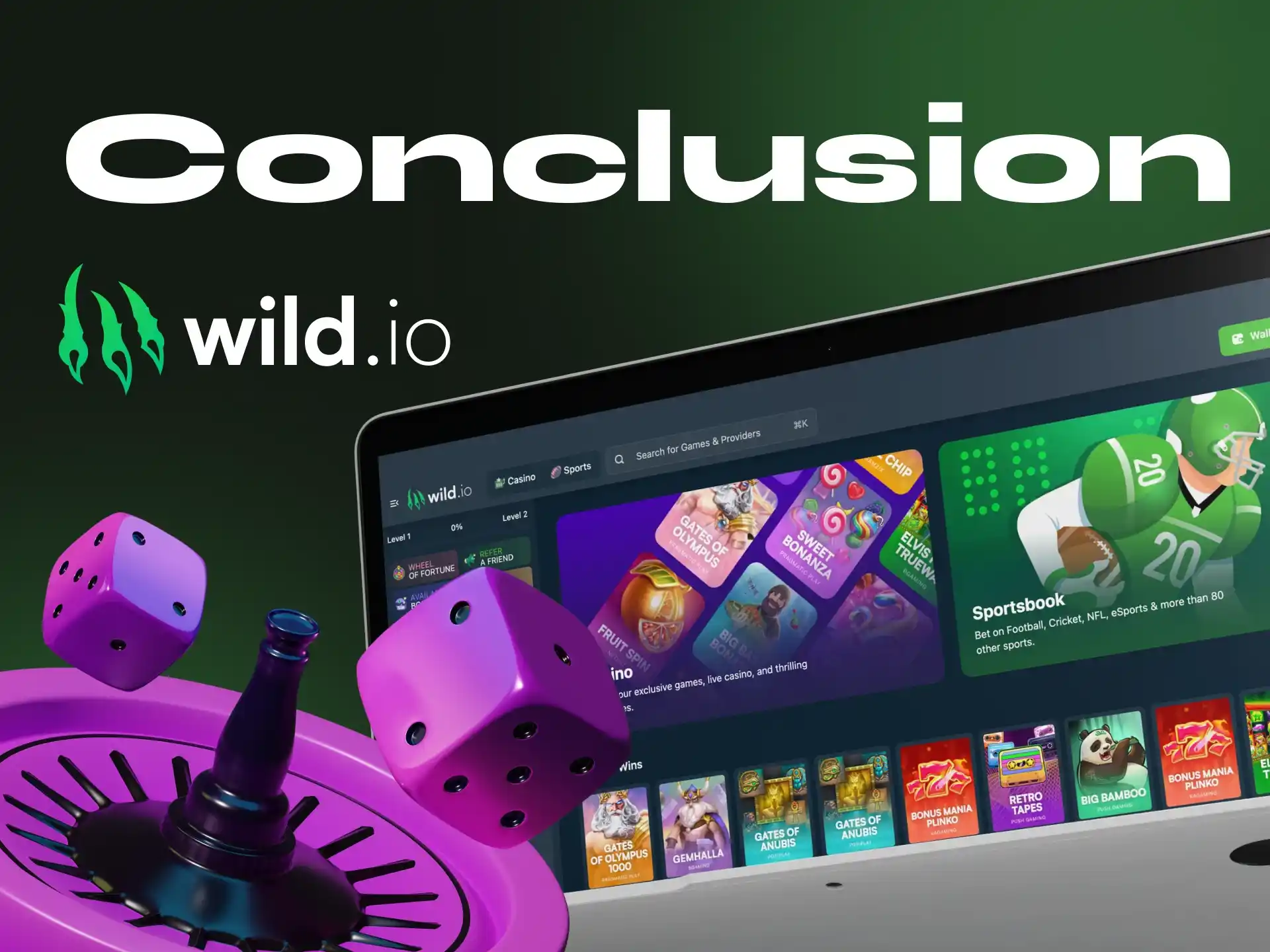 Online casino Wildio is one of the most honest in the world.