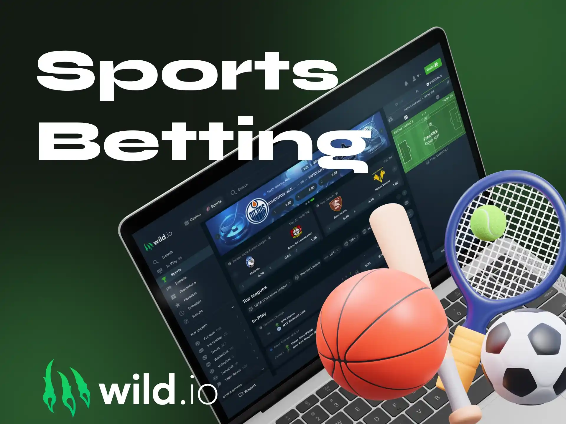 What sports can I bet on at Wildio online casino.