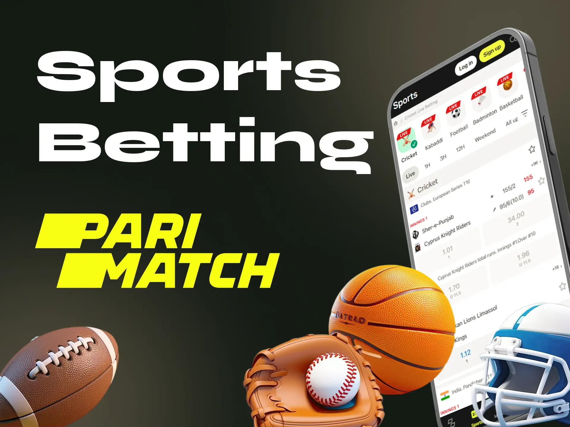 Can I bet on sports at Parimatch online casino.