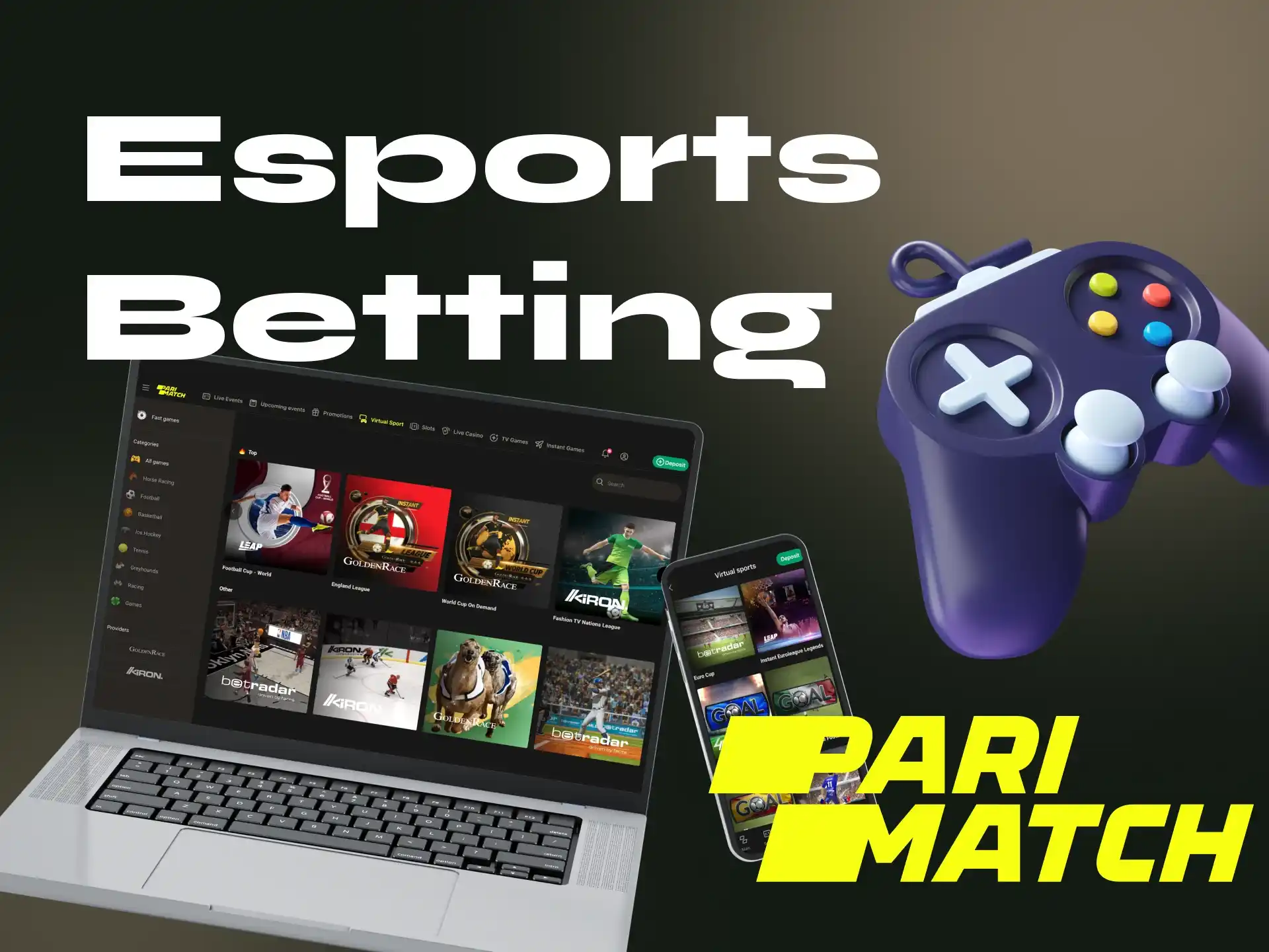 Betting on cybersports is popular among players on the Parimatch website.