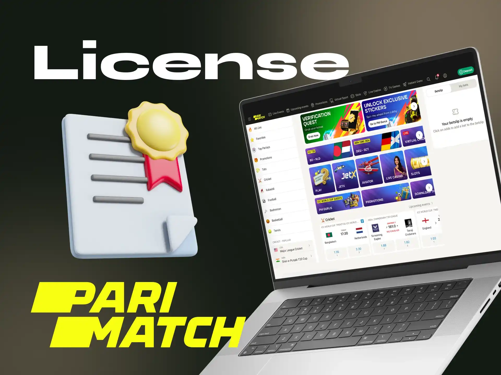Parimatch has several licenses and protects the security of user data.