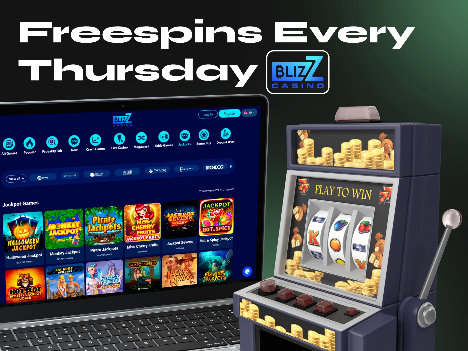 Dive into the world of exciting crypto slots at Blizz io.