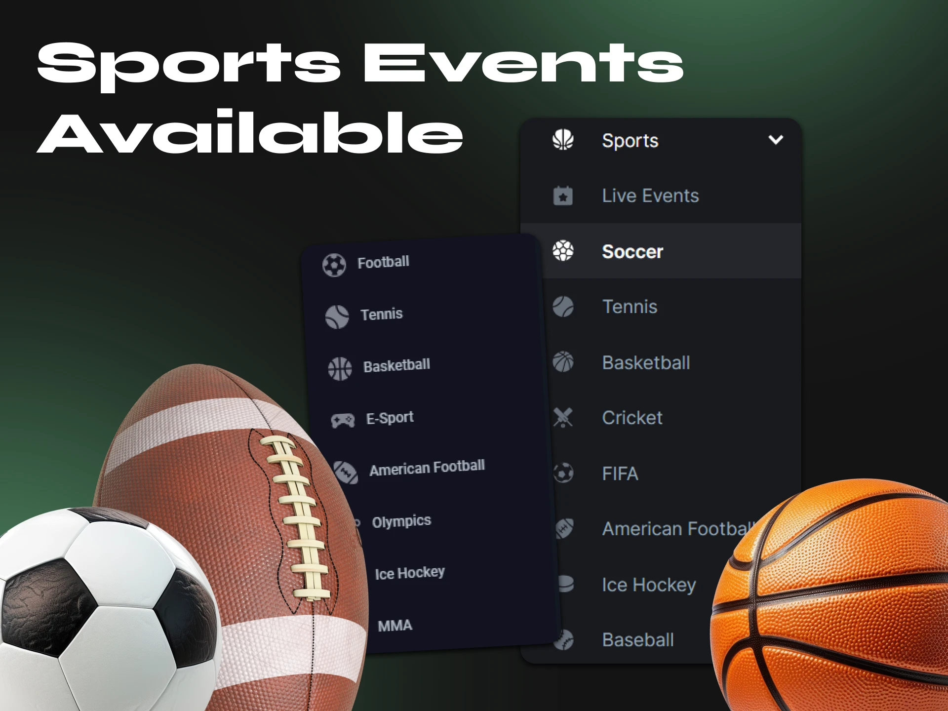 Choose a crypto casino that has many football events for more enjoyable bets.