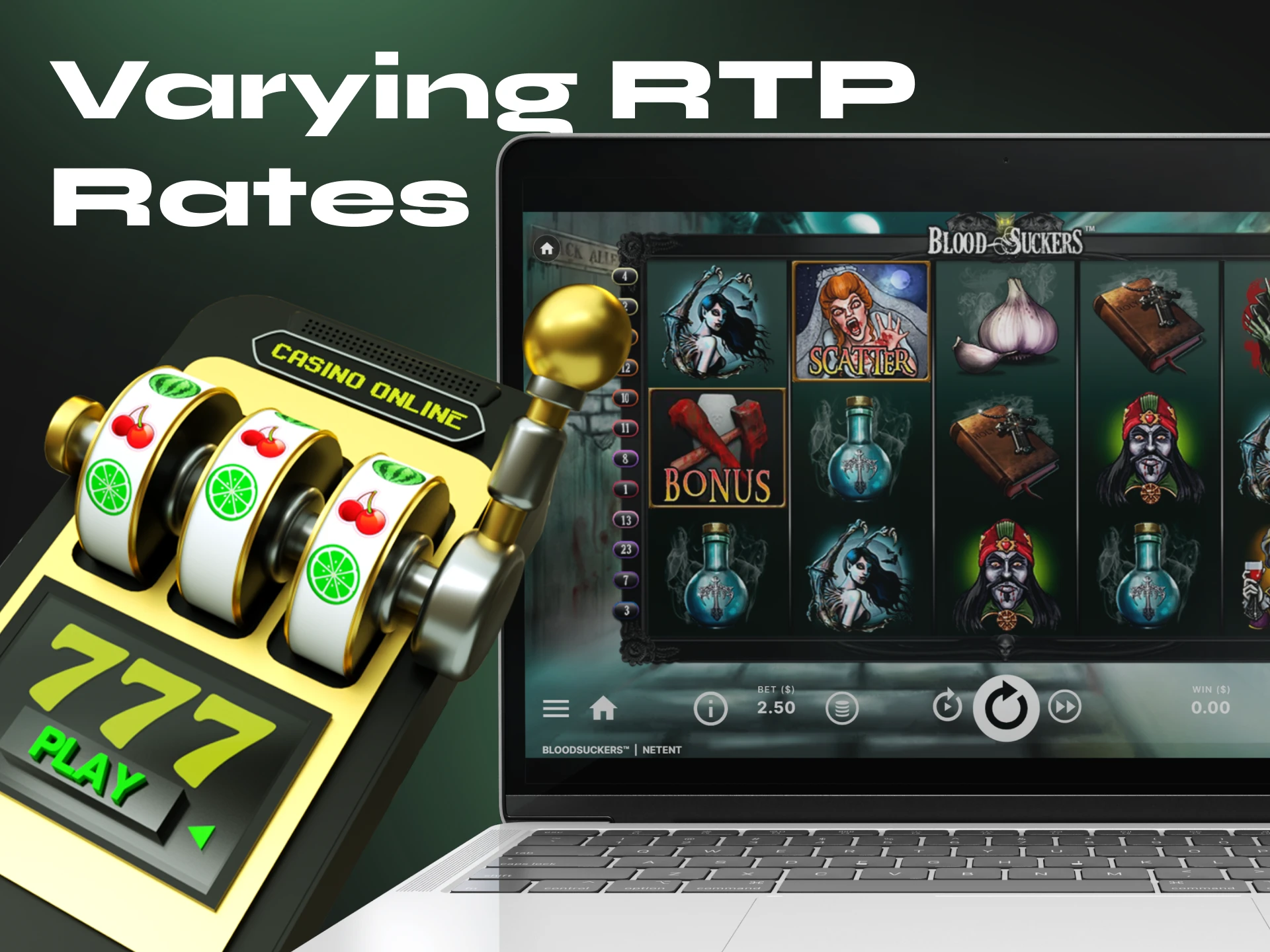 Find out about the different RTP rates on crypto slots.